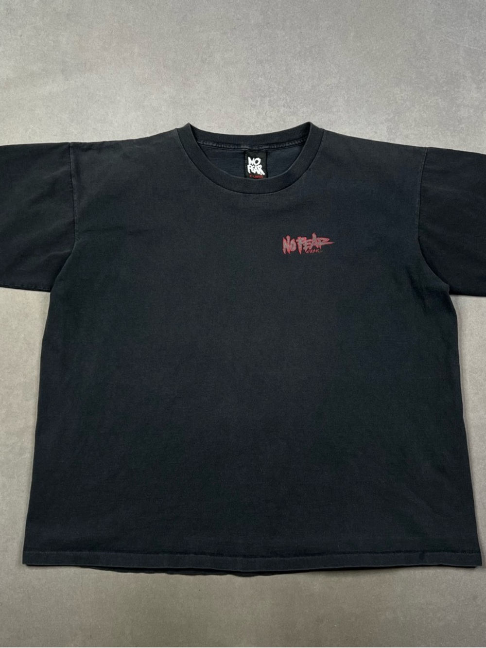 Vintage No Fear Men's Black Short-Sleeve Graphic Tee